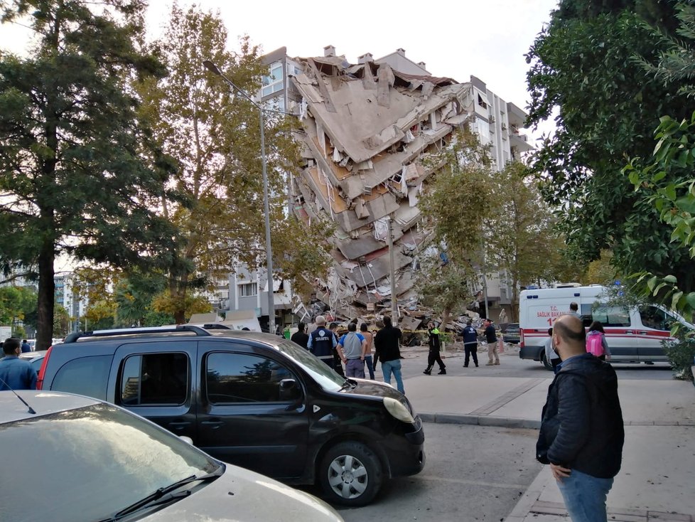 Turecko zasáhlo silné zemětřesení, (30.10.2020).