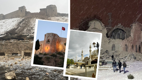 Smutná bilance ničivého zemětřesení v Turecku: Nepřežil hrad ani známá mešita