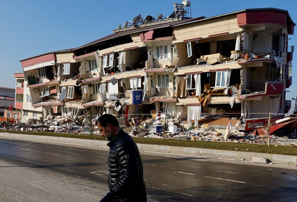 Následky zemětřesení v Turecku (13.2.2022)