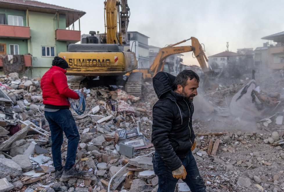 Následky zemětřesení v Turecku (14.2.2022)