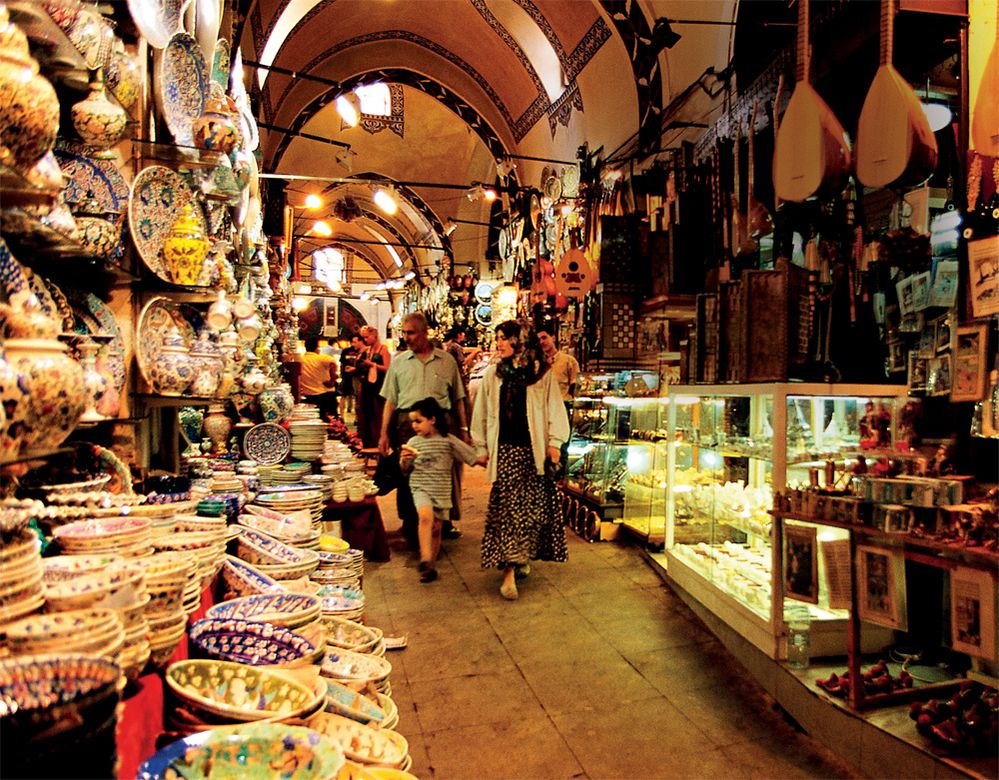Velký bazar leží poblíž Istanbulské univerzity