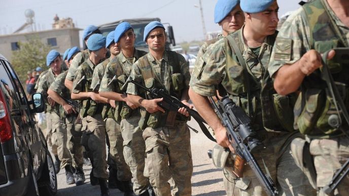 Turečtí vojáci na jihovýchodě země