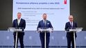 Tisková konference k Nové zelené úsporám: Ministr životního prostředí Igor Červený, ředitel Státního fondu životního prostředí Petr Valdman a vládní zmocněnec pro Green Deal Filip Turek (9.3.2026) Tisková konference k Nové zelené úsporám: Ministr životního prostředí Igor Červený, ředitel Státního fondu životního prostředí Petr Valdman a vládní zmocněnec pro Green Deal Filip Turek (9.3.2026)