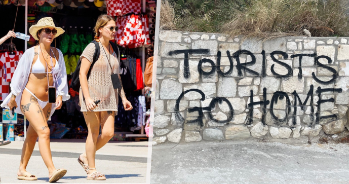 Obyvatelé chorvatského Splitu jsou nespokojení s vlivem turistů na život ve městě.
