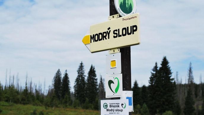 Turistická cesta na Modrý sloup se příští týden neotevře