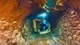 Potápění v zatopeném opálovém dole na Slovensku