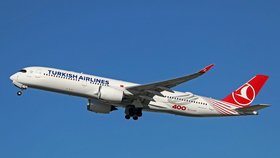 Airbus A350 společnosti Turkish Airlines.