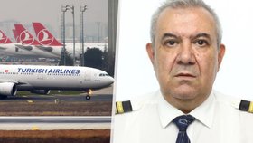 Pilot Turkish Airlines zemřel přímo během letu.