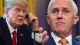 Americký prezident Donald Trump a australský premiér Malcolm Turnbull vedli vypjatý telefonický rozhovor