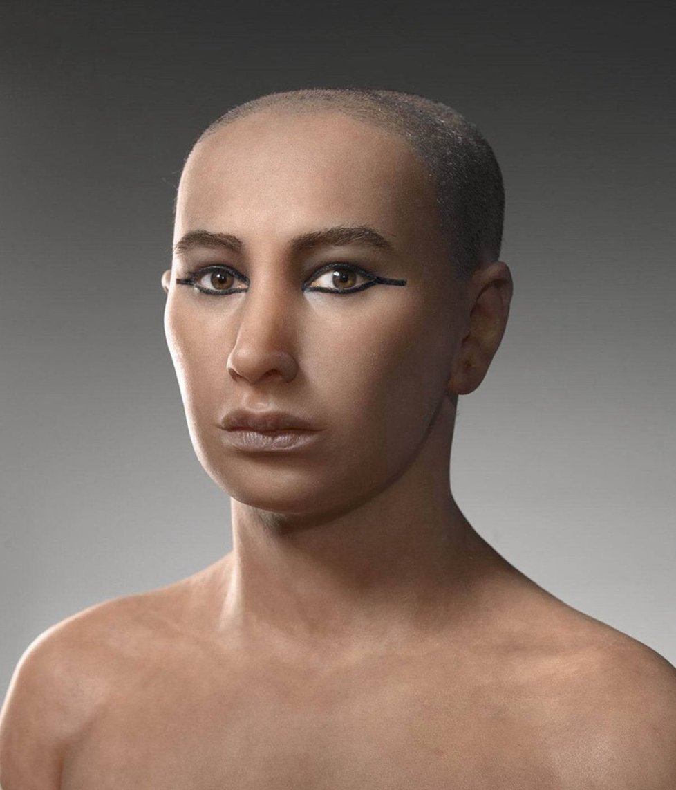 Vědci rekonstruovali Tutanchamonovu pravděpodobnou podobu