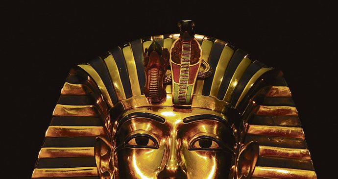 Faraon Tutanchamon je znám zejména díky své zlaté obličejové masce