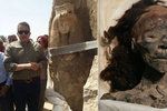 Archeologové objevili unikátní sochu Tutanchamonovy babičky.
