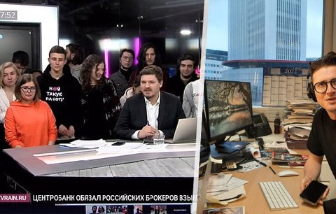Poslední let z Moskvy a práce z exilu. „V Rusku už novinařina neexistuje,“ říká žurnalista TV Dožď