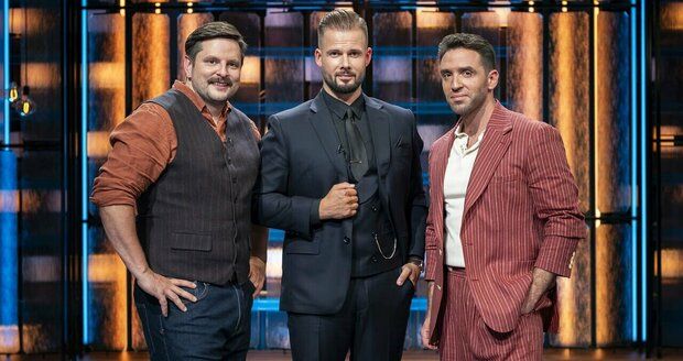 Porota MasterChefa: Zdeněk Absolon, Jan Knedla, Josef Pindur