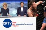 Rada pro rozhlasové a televizní vysílání upozornila televizi Nova na odvysílanou reportáž o zápasníkovi Conoru McGregorovi.
