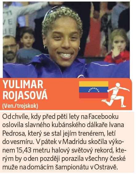 Tváře atletické zimy - Yulimar Rojasová