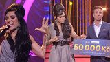 Výchutná lodyha a křupavý salátek! Jordan Haj zvítězil v Tváři jako Amy Winehouse