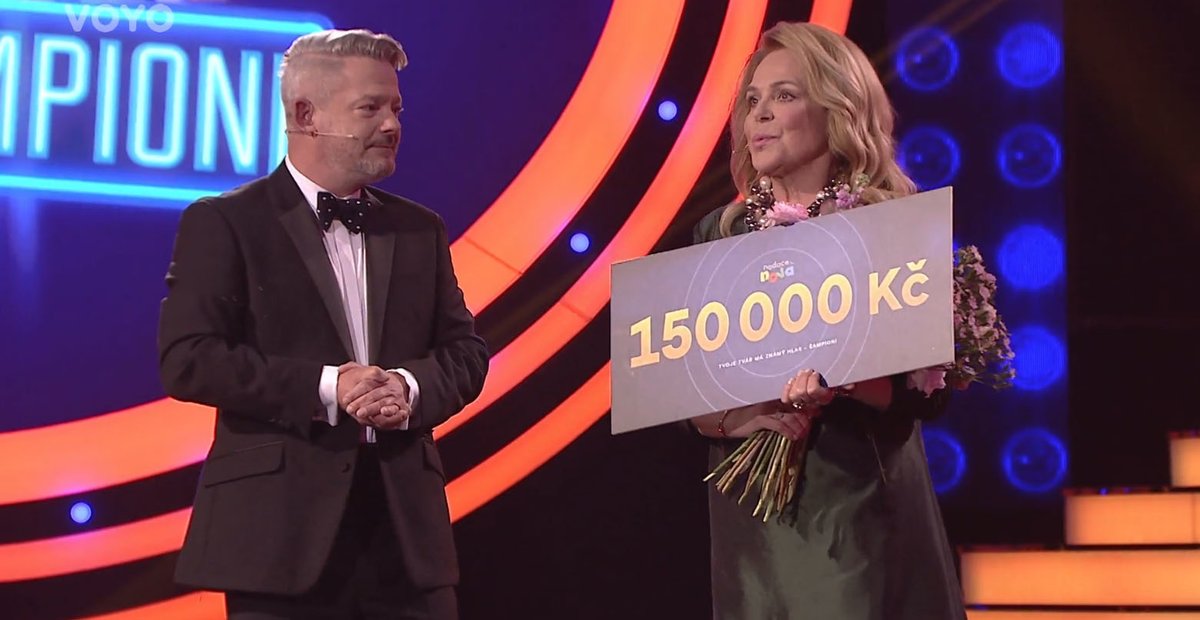 Pro svou nadaci si Dagmar odnesla šek na 150 tisíc korun.