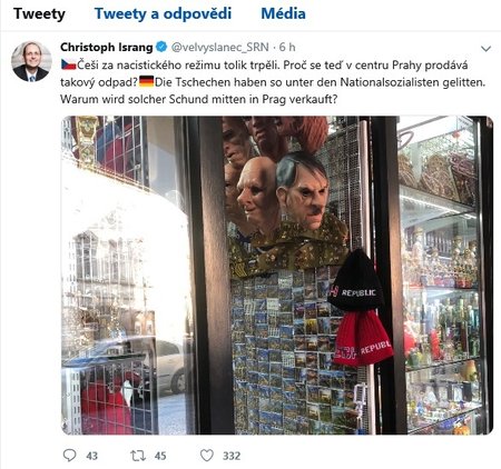 Tweet německého velvyslance