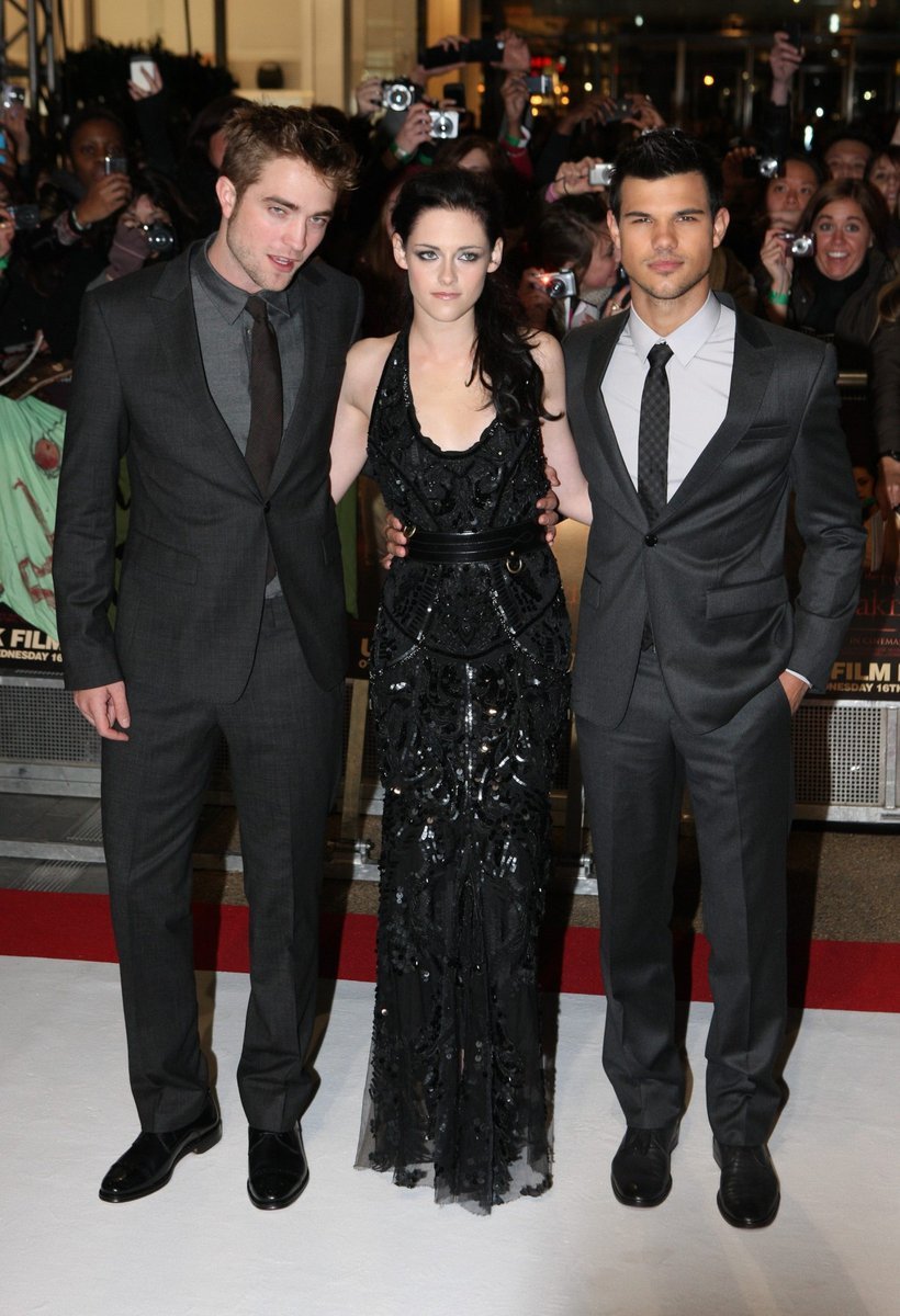 Robert Pattinson + Kirsten Stewart + Taylor Lautner