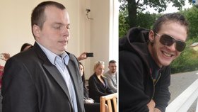Jaroslav Hrdlička (25, vlevo) dostal za vraždu přítele své sestry 14,5 roku vězení.