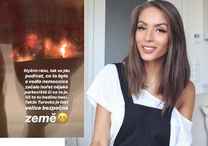 Popálená youtuberka Třešničková: Opět svědkem ohnivého pekla!