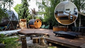 Luxusní ubytování v Igloo: Venkovní sauna, perličková koupel i masáže
