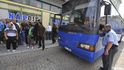 Účastníky demonstrace proti extremistům do Ostravy svážely autobusy