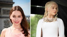 Emilia Clarke alias Daenerys Targaryen.