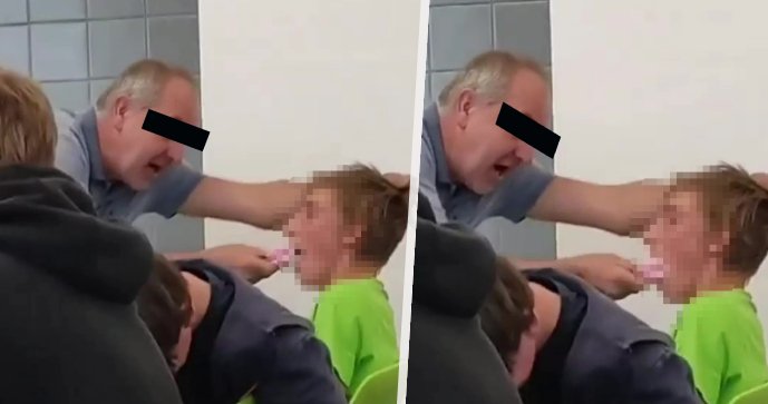 Educhem Meziboří : Le professeur met un chiffon dans la bouche de son élève !