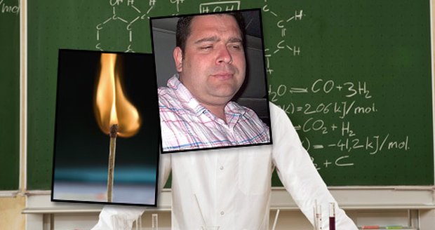 Středoškolský učitel přírodních věd se rozhodl vyřešit své deprese jednou pro vždy: Upálil se na parkovišti školy, ve které vyučoval