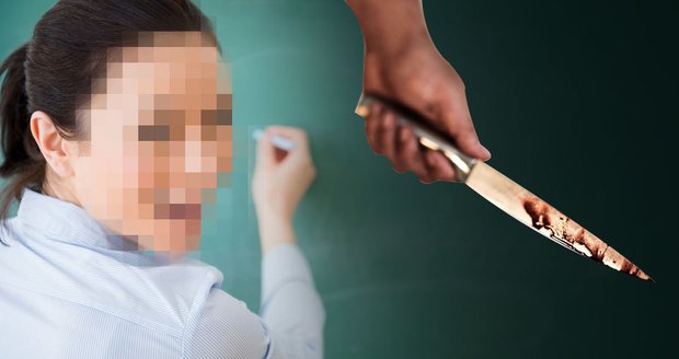Učitelku ubodala matka žáka přímo ve třídě.