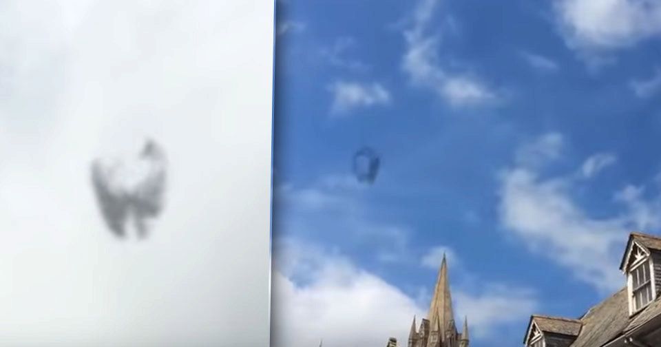 Podivuhodný létající objekt nad Anglií! Je to UFO?