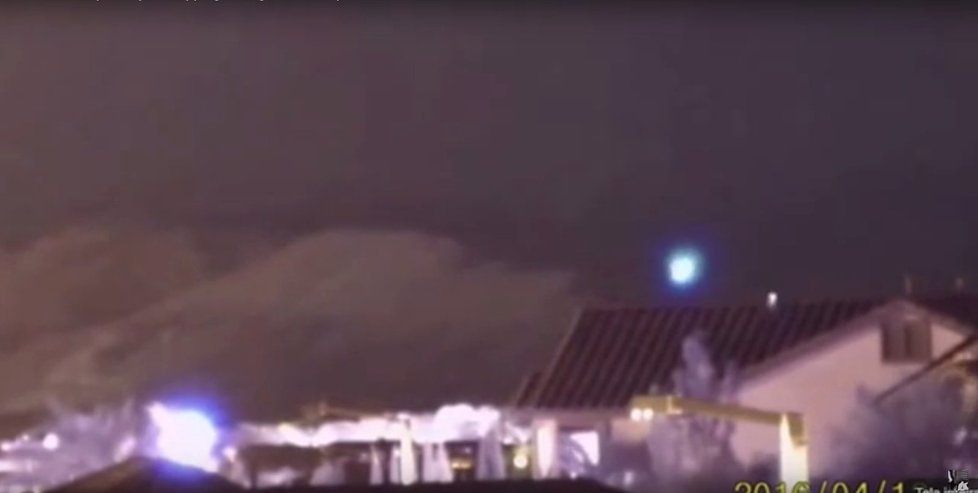 Americký UFO nadšenec se domnívá, že nad Las Vegas se proletěla kosmická loď.