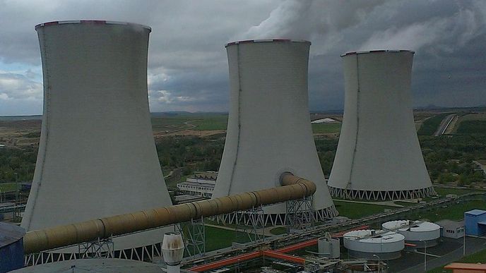 Uhelná elektrárna, ilustrační foto