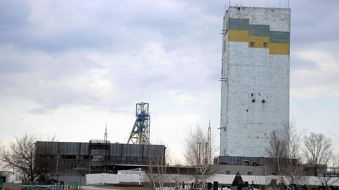Uhelný důl v Doněcké oblasti