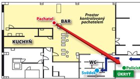 Přesná mapa místa zásahu