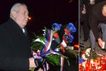 Prezident Miloš Zeman vyrazil do Uherského Brodu na pietní místo uctít památku obětí masakru v restauraci Družba