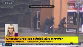 Ozbrojení policisté zasahují u uherskobrodského hotelu