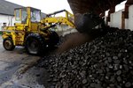 Prodej uhlí v české Libuni