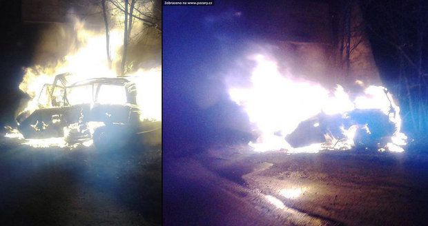Tragická nehoda na Teplicku: Řidič uhořel po nárazu do viaduktu