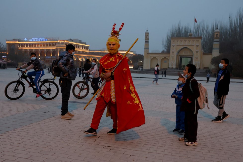 Život Ujgurů v Sin-ťiangu.