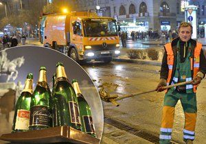 Úklid metropole po silvestrovských oslavách Prahu vyšel na necelý milion korun.