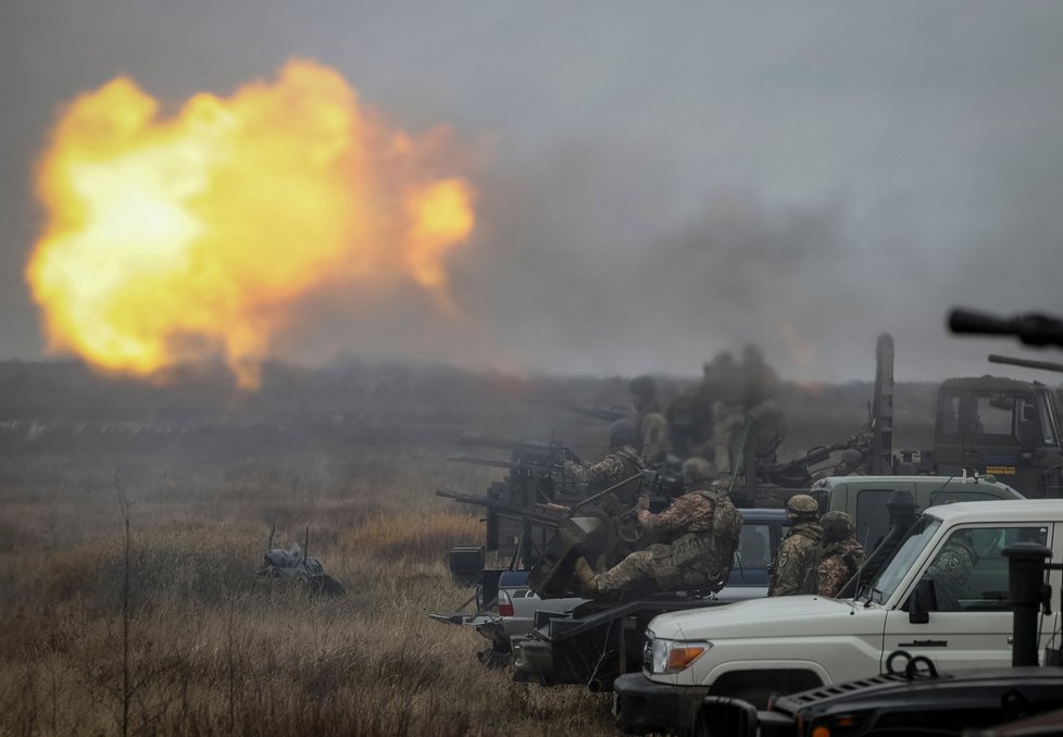 Cvičení ukrajinské armády