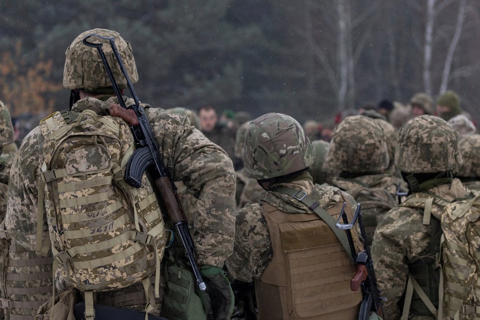 Výcvik ukrajinských vojáků v Polsku (7.12.2023)