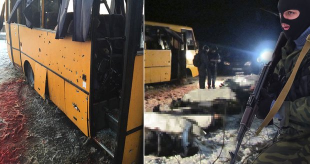 Linkový autobus s civilisty zasáhla raketa: 11 mrtvých na Ukrajině!