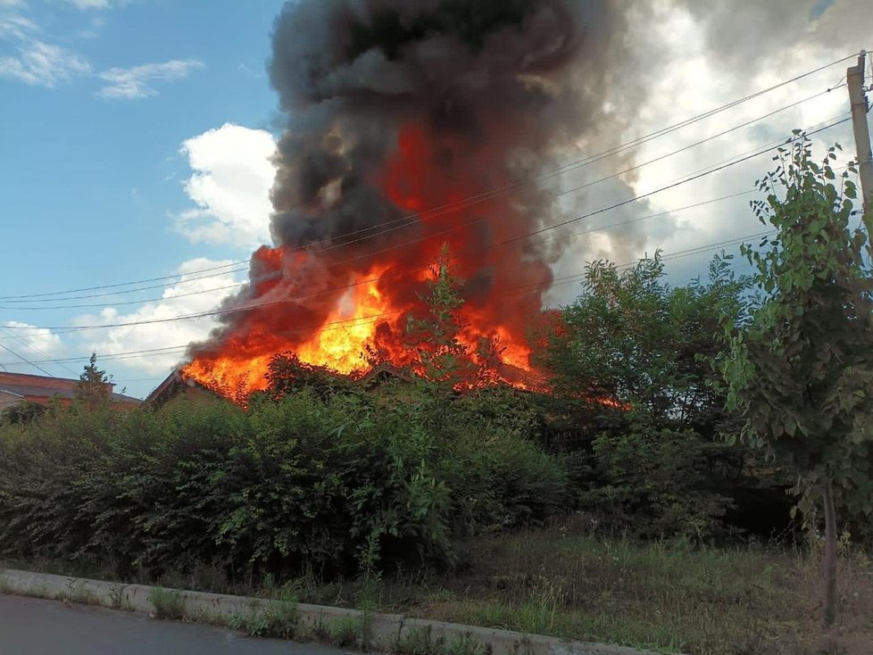 Útok na město Bachmut (29. 7. 2022)