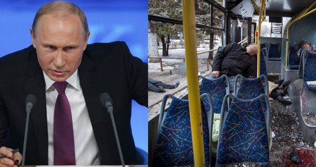 Děsivé fotky zabitých civilistů: Putin viní z vraždění Kyjev, ten proruské radikály!