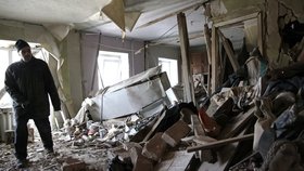 Nikolai uvnitř jeho apartmánu v Doněcku: Přišel o střechu nad hlavou