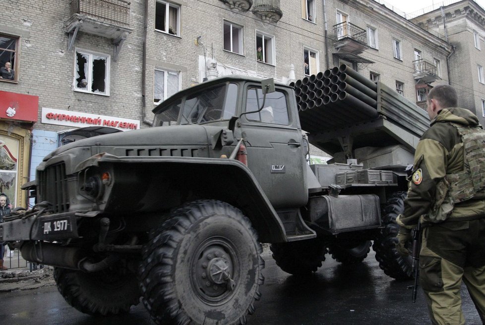 Proruští rebelové mají údajně techniku od Rusů. Má to dokazovat i tato minometná stanice